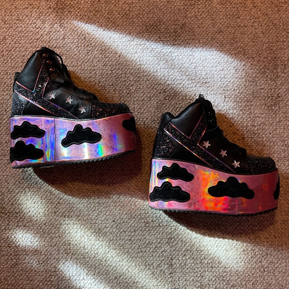 Y.R.U x Dollskill Platform Sneakers Size 7